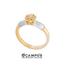 Load image into Gallery viewer, Dahlia Diamond Ring - Yellow Gold
