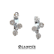 Load image into Gallery viewer, Azalea Diamond Earrings - White Gold
