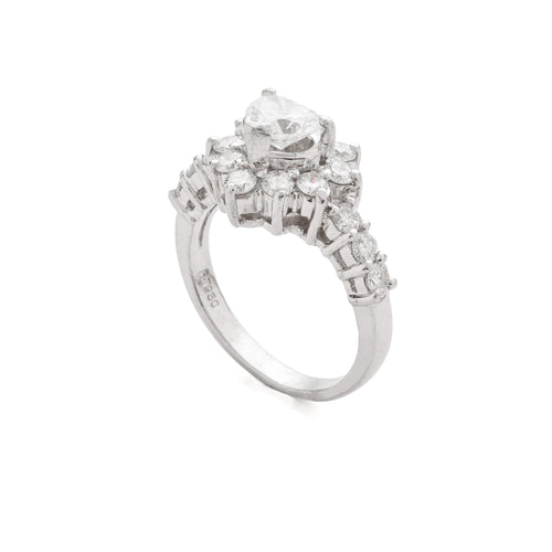 Kayla Platinum Ladies Ring | Ocampo's Fine Jewellery