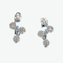 Load image into Gallery viewer, Azalea 18k White Gold Stud Earrings with Diamond | Ocampo&#39;s Fine Jewellery
