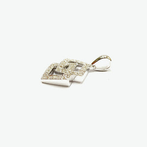 Audrey 14K White Gold Pendant with Diamond | Ocampo's Fine Jewellery