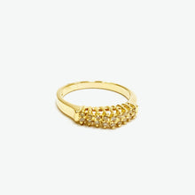 Load image into Gallery viewer, Cleo Pyramid 14k Yellow Gold Ring with Diamond | Ocampo&#39;s Fine Jewellery
