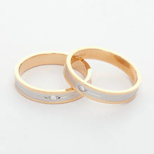 Load image into Gallery viewer, Aiko Platinum Wedding Ring with Diamond | Ocampo&#39;s Fine Jewellery
