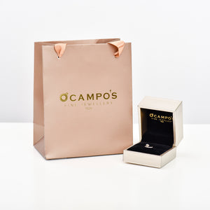 Emiko 10k Yellow Gold Diamond Stud Earrings | Ocampo's Fine Jewellery