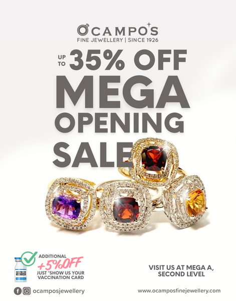 Ocampo’s Fine Jewellery opens Megamall Branch