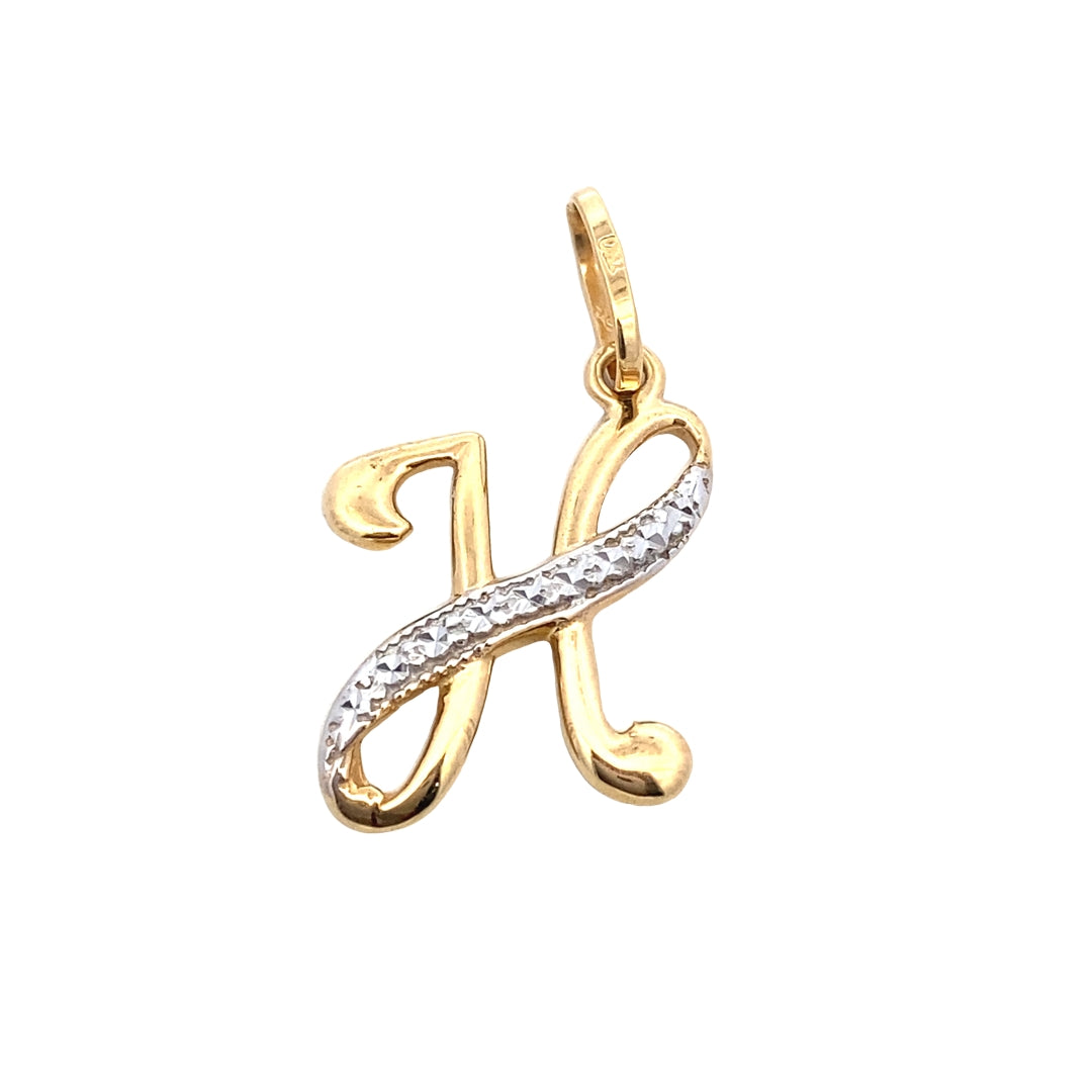 Initial Pendant Letter H