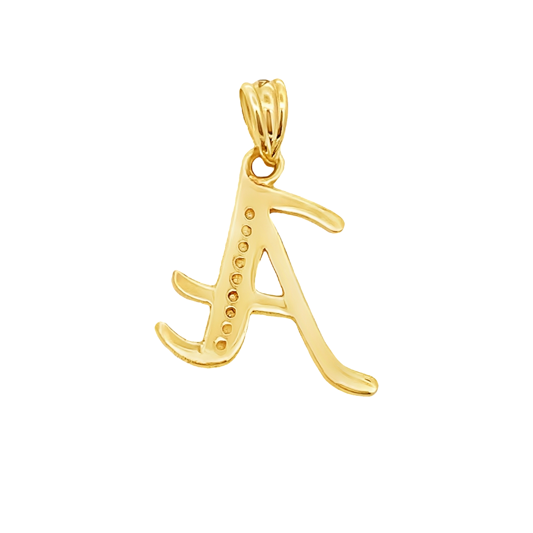 Initial Pendant Letter A