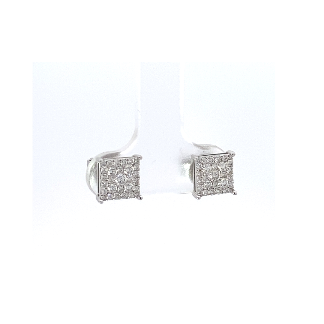 Dutches Earrings White Gold