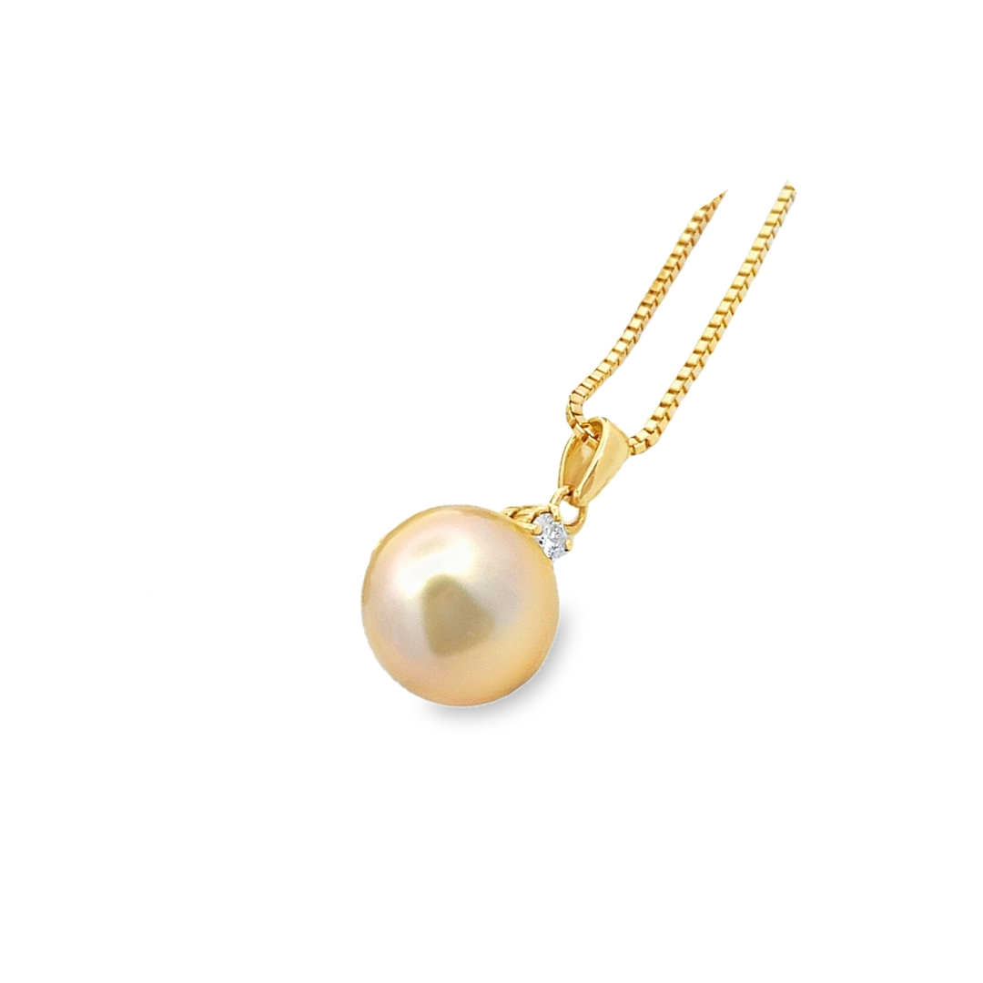 Clara Champagne South Sea Pearl Pendant