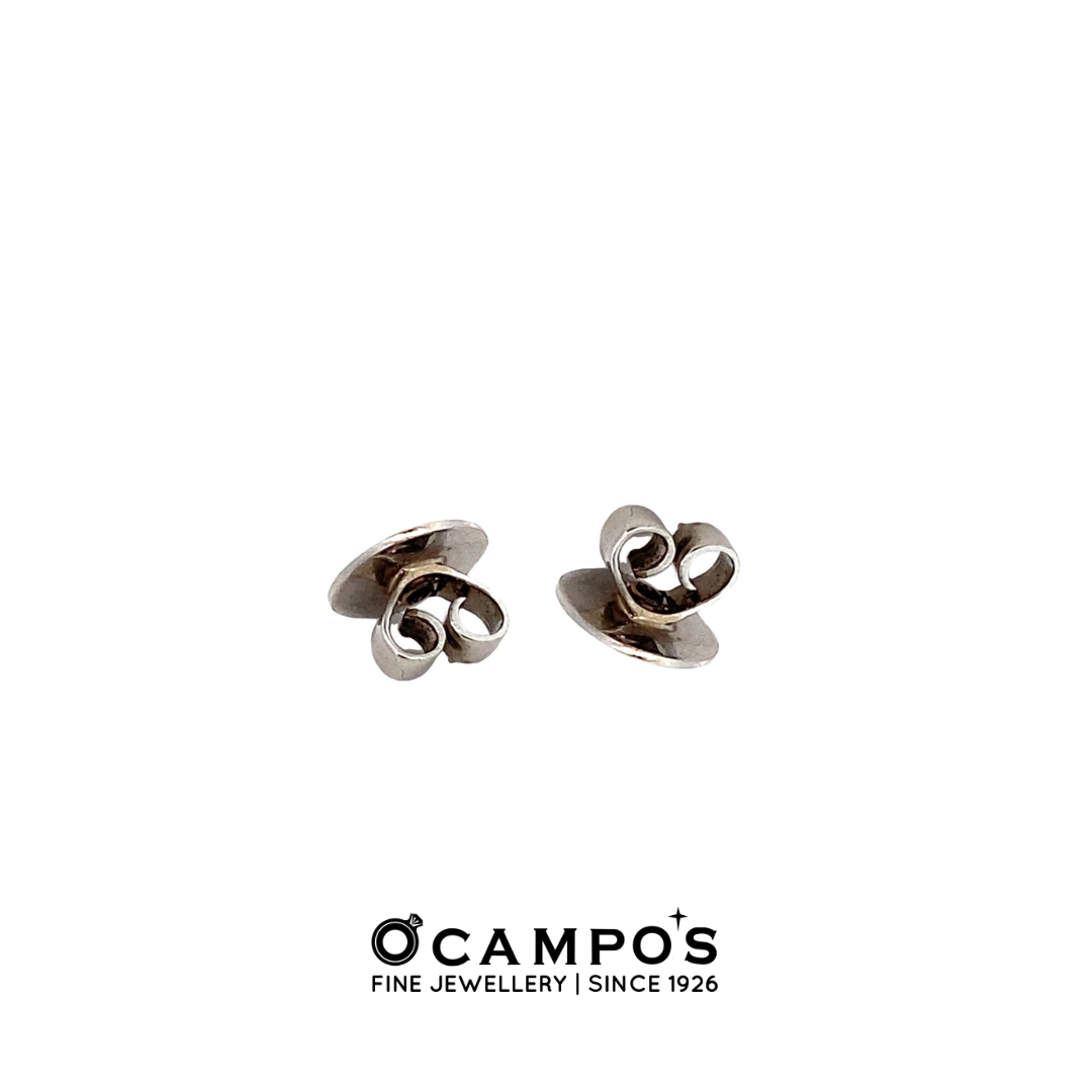 Earnut 14Karat White Gold 0.8G Thick (Per Piece)