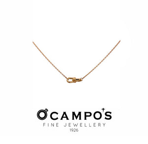 OCAMPOS FINE JEWELLERY CIARRA NECKLACE 14K YELLOW GOLD CHAIN U CONNECT DS