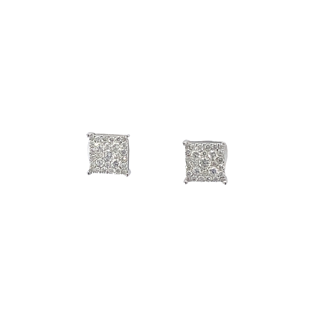 Dutches Earrings White Gold