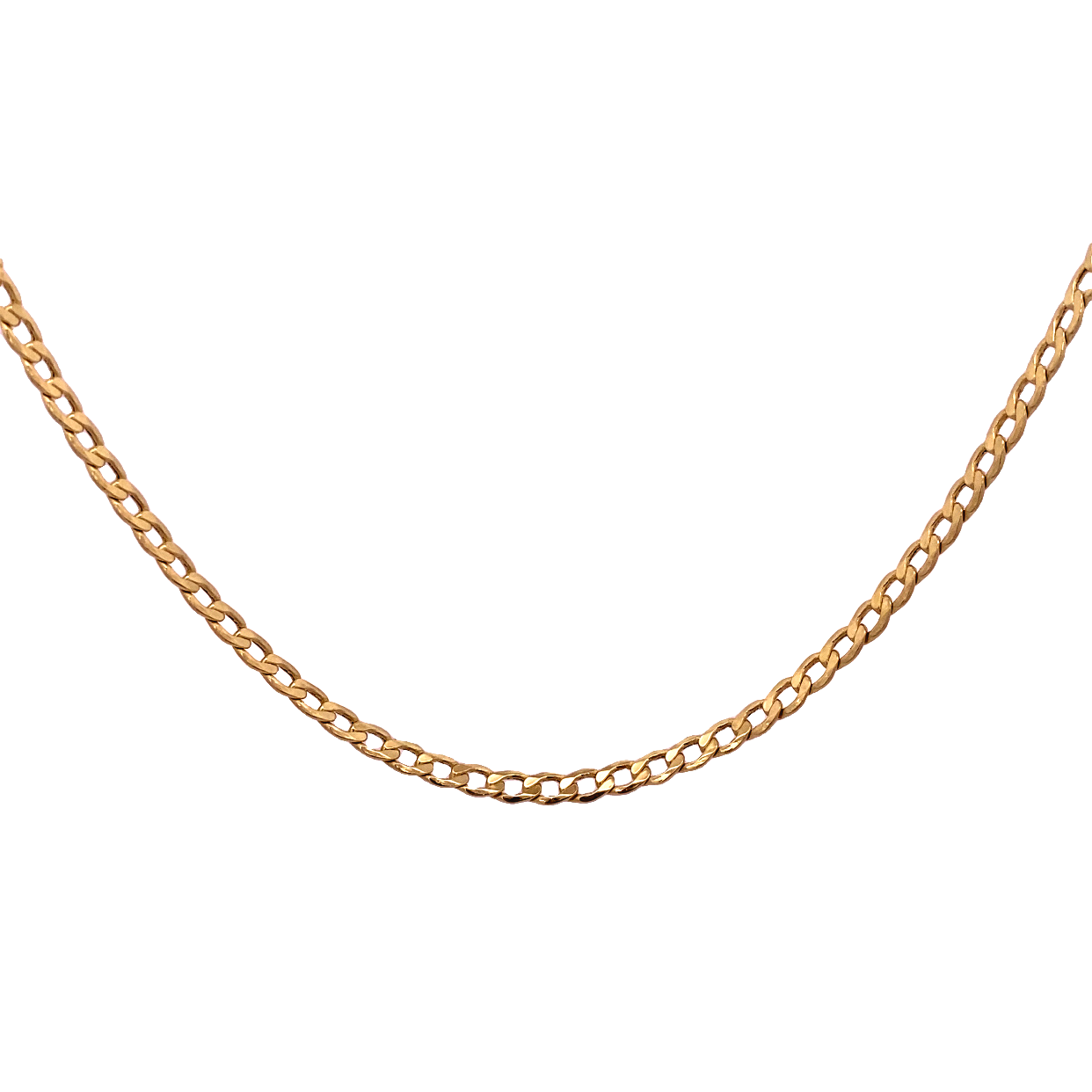 Curblink Men's Chain - Yellow Gold