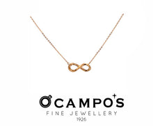 Load image into Gallery viewer, OCAMPOS FINE JEWELLERY ARIA NECKLACE 14K YELLOW GOLD CHAIN W/INFINITY

