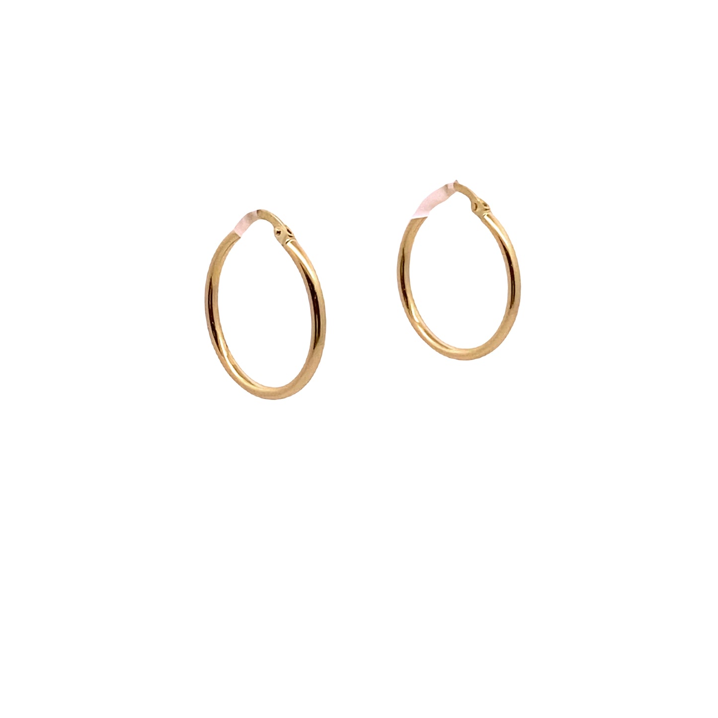 Izza Hoop Plain Earrings