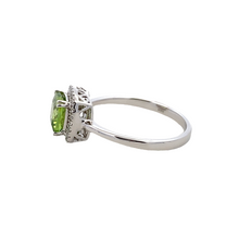 Load image into Gallery viewer, Briana Cushion Peridot Ring
