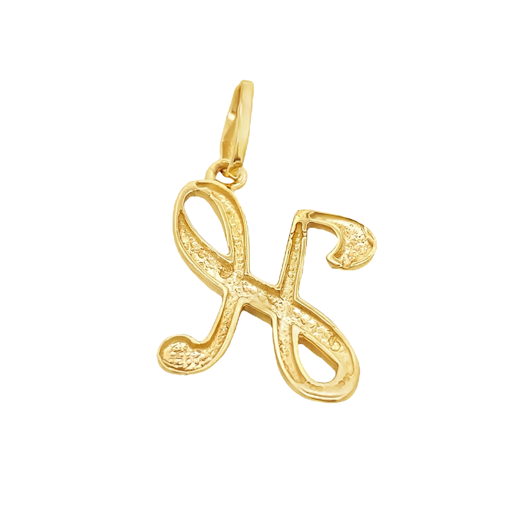 Initial Pendant Letter H