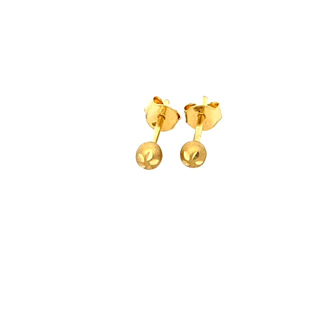 Shea Balls Matt Stud Earrings (SOLD PER PIECE)