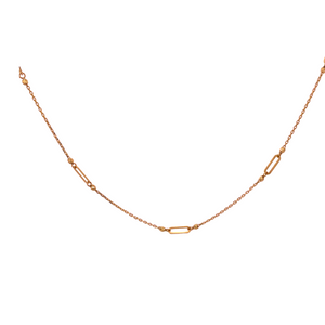 Aleia Rolo Chain with Paper Clip Necklace