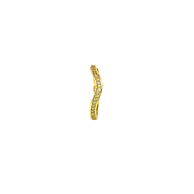 Shiloh 18K Yellow Gold Half Eternity Ring