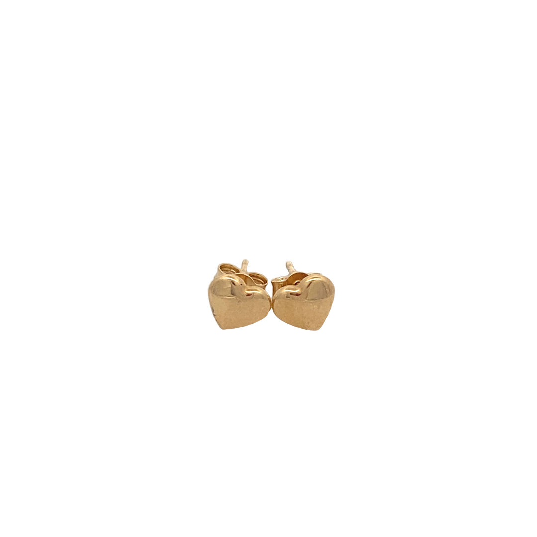 Veronica Heart Stud Earrings