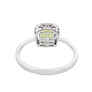 Briana Cushion Peridot Ring