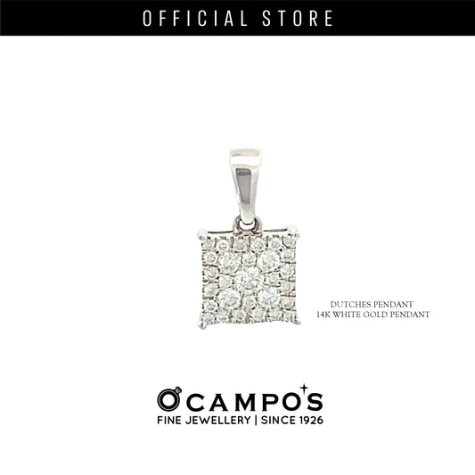 Dutches Pendant White Gold