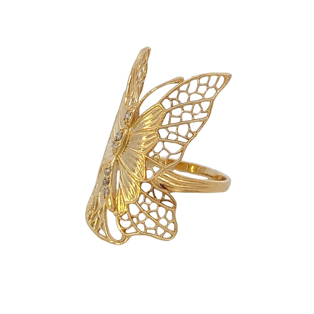 Yellow Gold Navi Ring