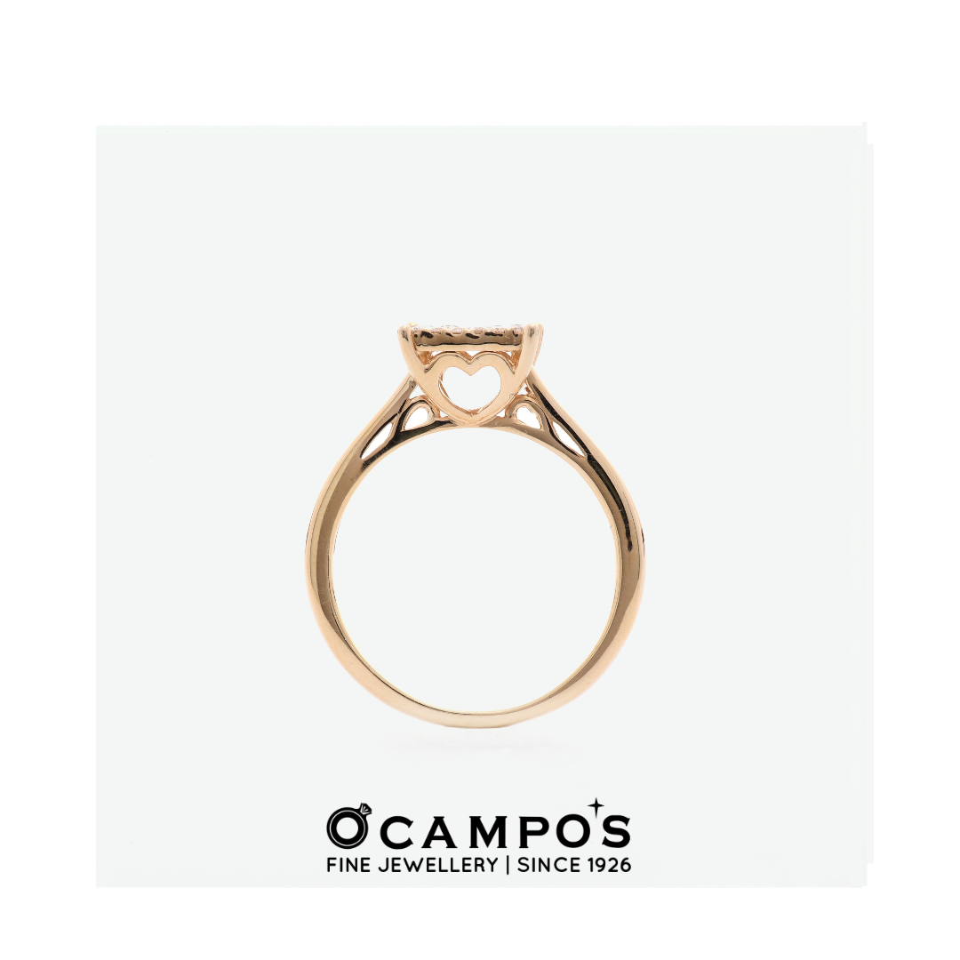 Duchess Illusion Diamond Ring - Yellow Gold