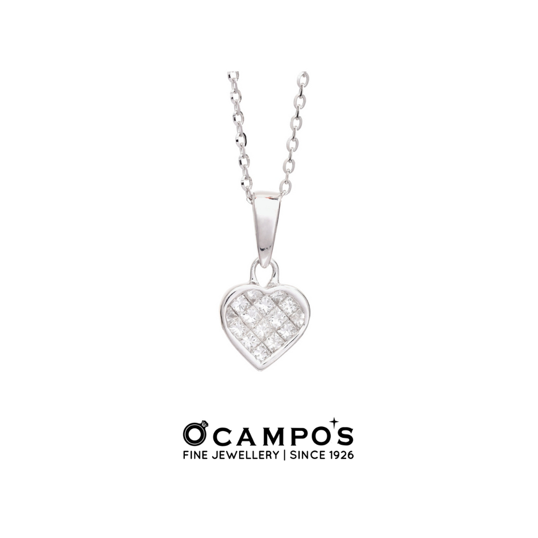 Maya Heart Diamond Necklace
