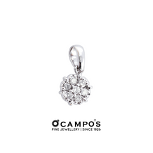 Load image into Gallery viewer, Rosa Diamond Pendant X1 - White Gold
