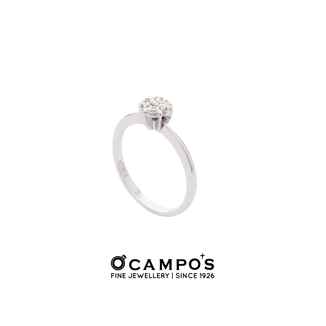 Rosa Diamond Ring X1 - White Gold