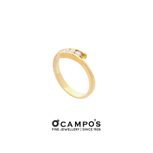 Emilia Diamond Ring - Yellow Gold