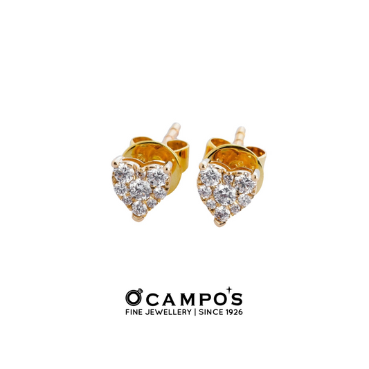 Countess Illusion Diamond Earrings