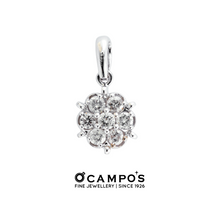 Load image into Gallery viewer, Rosa Diamond Pendant X1 - White Gold
