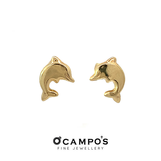 Delphy Dolphin Stud Earrings