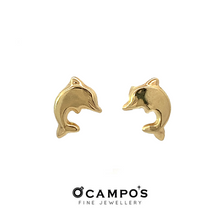 Load image into Gallery viewer, Delphy Dolphin Stud Earrings
