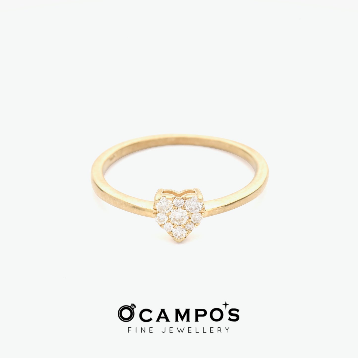 Countess Illusion Diamond Ring - Yellow Gold