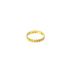 Load image into Gallery viewer, OCAMPOS FINE JEWELLERY KEZIAH RING 18K YELLOW GOLD ETERNITY HEART DS
