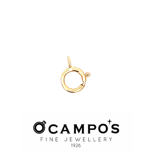 OCAMPOS FINE JEWELLERY MOSQUITON SPRING RING 18K Y/G 6MM