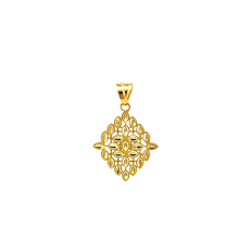 Load image into Gallery viewer, OCAMPOS FINE JEWELLERY ISABEL PENDANT 18K YELLOW GOLD GEOMETRIC SHAPE DCUT DS.
