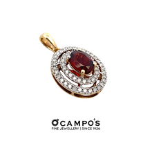 Load image into Gallery viewer, GARNET Nature Pendant
