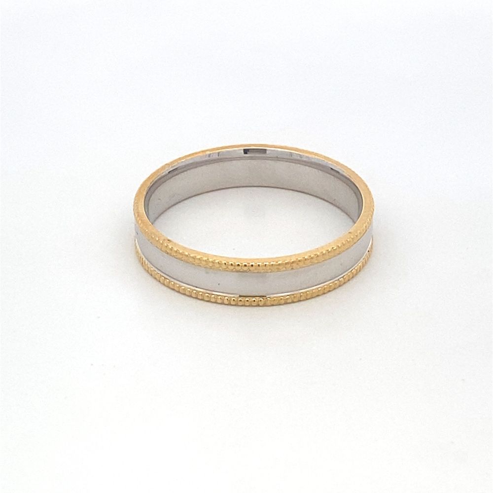 R628212 2 TONE BAND RING 5G