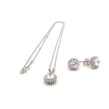 Load image into Gallery viewer, Savannah Silver Jewelry Set
