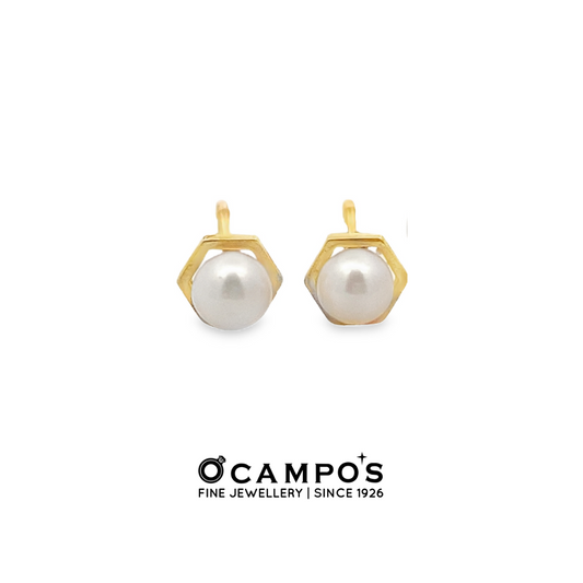 Shane Stud Pearl Earrings