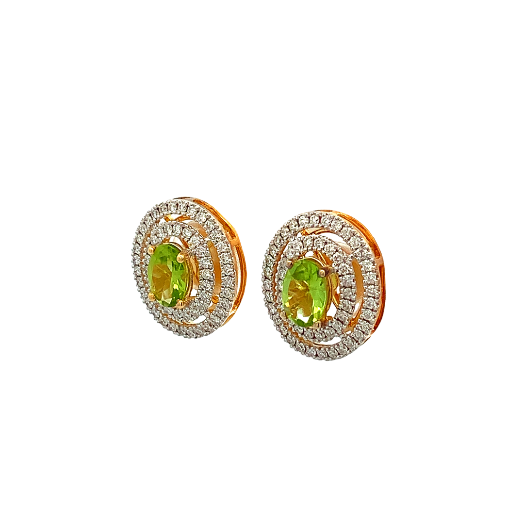 Ocampos Fine Jewellery Olivia Peridot Earrings