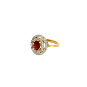 Lucia Garnet Ring