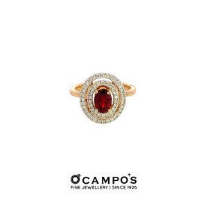 Lucia Garnet Ring