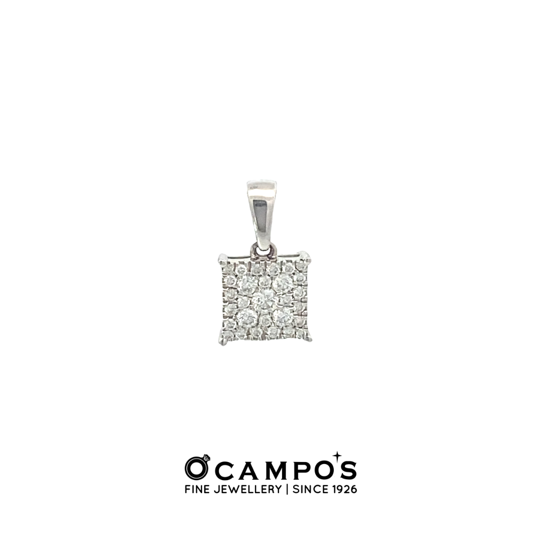 Dutches Pendant White Gold