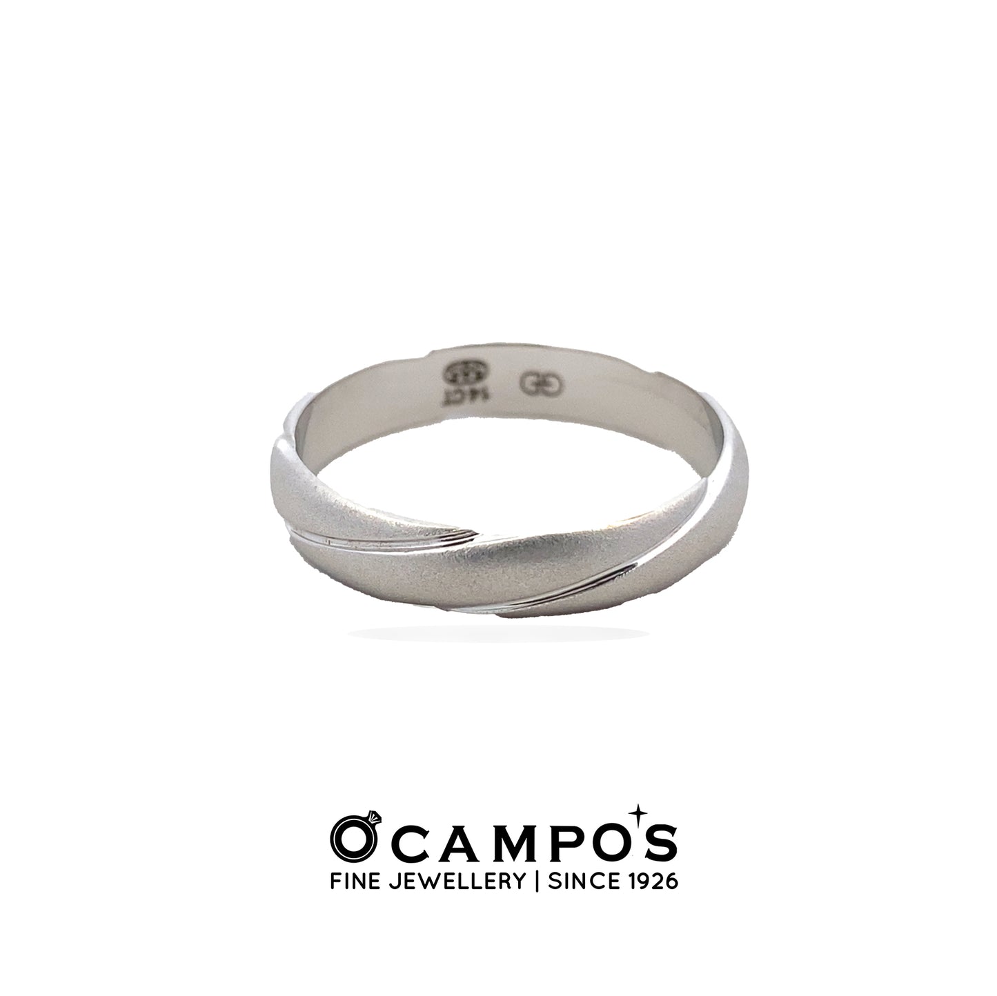 ZANE WEDDING RING WHITE GOLD 14KARAT